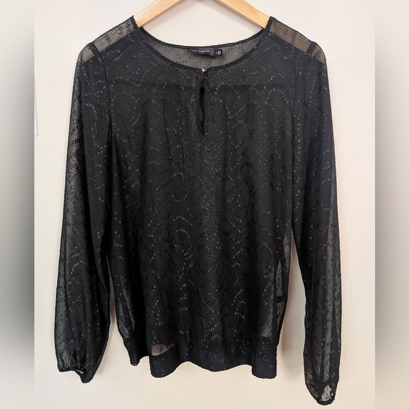 The Limited Sheer Black Blouse - Size Small - Picture 1 of 6